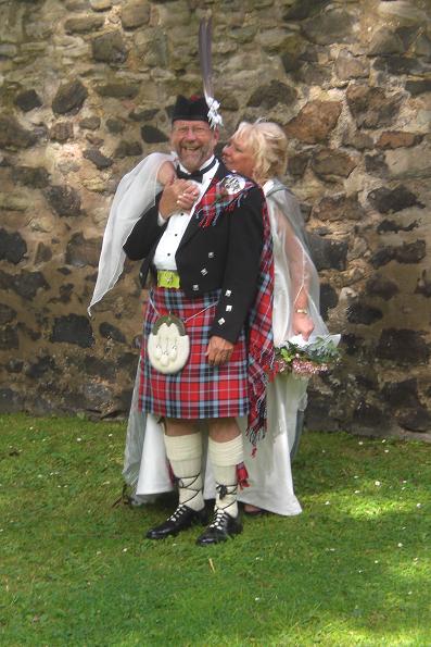 SHERRY BEFORE THE WEDDING WITH HER CHIEF